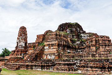 Image showing Old siam temple of Ayutthaya