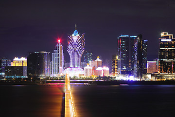 Image showing Macau at night