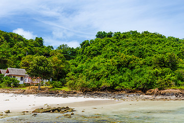 Image showing Beautiful beach on island