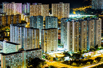 Image showing Residential district in Hong Kong