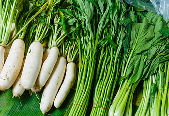 Image showing Vegetable for sell in food market