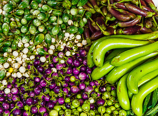 Image showing Vegetable in market stall