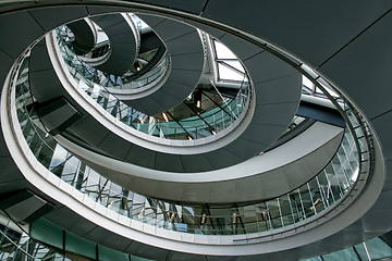 Image showing Circle stairway