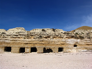 Image showing Cliff Caves