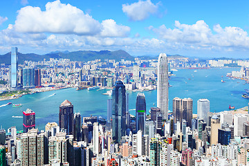 Image showing Hong Kong skyline