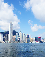 Image showing Financial district in Hong Kong