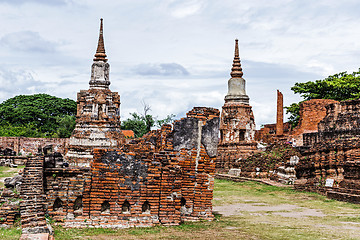 Image showing Ancient siam temple of Ayutthaya