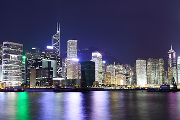 Image showing Hong Kong night view