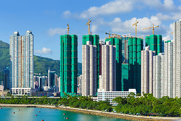 Image showing Building under construction in Hong Kong
