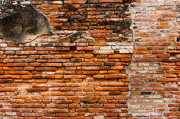 Image showing Ancient brick wall