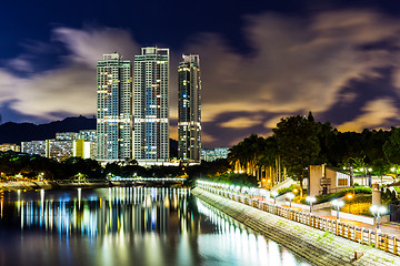 Image showing Public housing building in Hong Kong