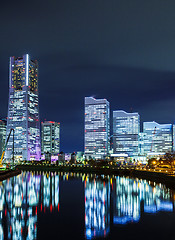 Image showing Yokohama skyline