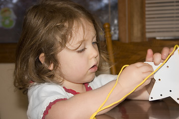 Image showing Stitching a Star