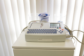 Image showing Schiller AT 101SCM Electocardiograph machine ECG