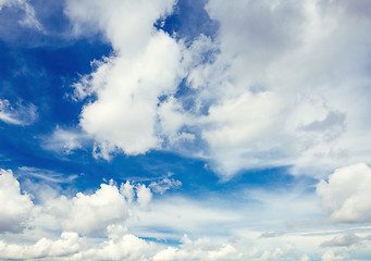 Image showing Sunny day cloudscape