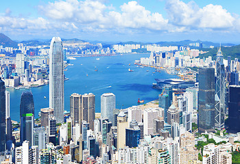 Image showing Hong Kong skyline