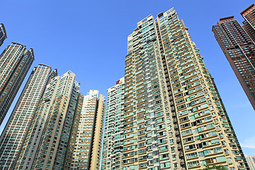 Image showing Hong Kong residential buildings