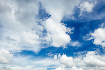 Image showing Sunny day cloudscape