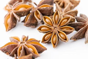 Image showing Star anise close up