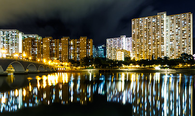 Image showing Public housing building in Hong Kong