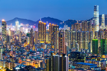 Image showing Hong Kong skyline