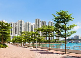 Image showing Residential district in Hong Kong