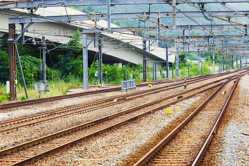 Image showing Train track