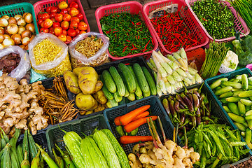 Image showing Vegetable in food market