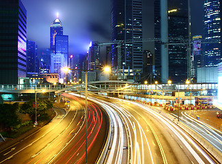 Image showing Busy traffic in Hong Kong