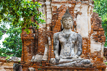 Image showing Ancient Buddha statue