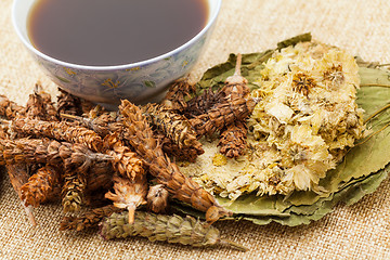 Image showing Traditional chinese herbal tea