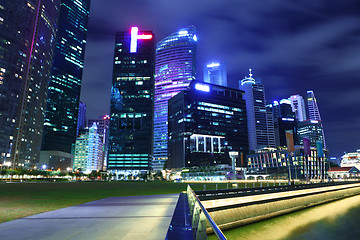 Image showing Urban cityscape in Singapore