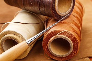 Image showing Thread for leather craft