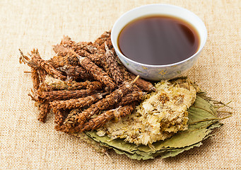 Image showing Traditional chinese herbal tea