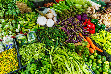 Image showing Vegetable in the market