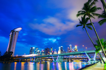 Image showing Singapore city skyline