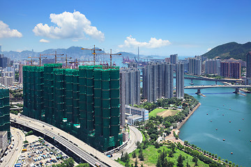 Image showing Residential district in Hong Kong