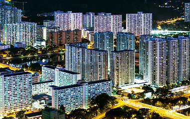 Image showing Downtown district in Hong Kong