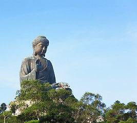 Image showing Giant buddha in Hong Kong