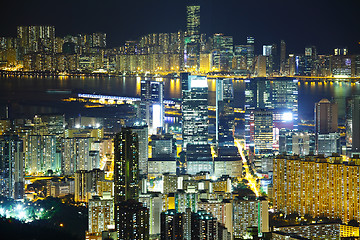 Image showing Hong Kong at night