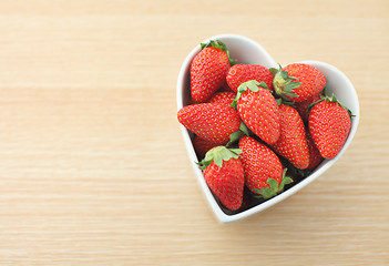 Image showing Strawberry with love