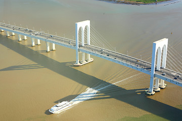 Image showing Sai Van bridge in Macau