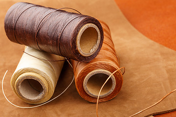 Image showing Thread for leather craft