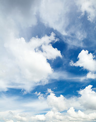 Image showing Sunny day cloudscape