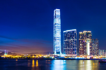 Image showing Kowloon skyline in Hong Kong
