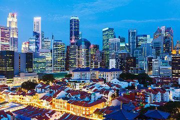 Image showing Singapore at night