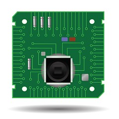 Image showing Computer circuit board