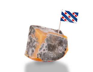 Image showing Piece of cheese gone bad