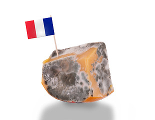 Image showing Piece of cheese gone bad