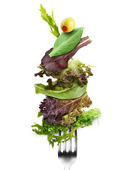 Image showing Salad Leaves
